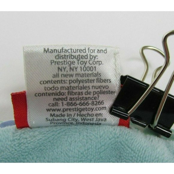 Fisher Price Lovey Monkey Security Blanket Blue Polka Dot Plush 2015 Baby Rattle - Picture 7 of 8